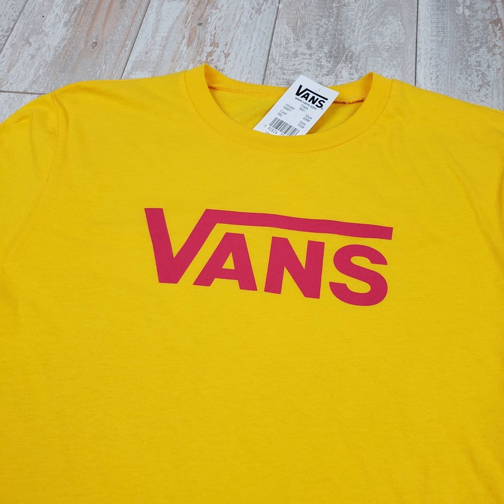 Vans Flying V Crew Kids Tee Yellow - Picture 2 of 6